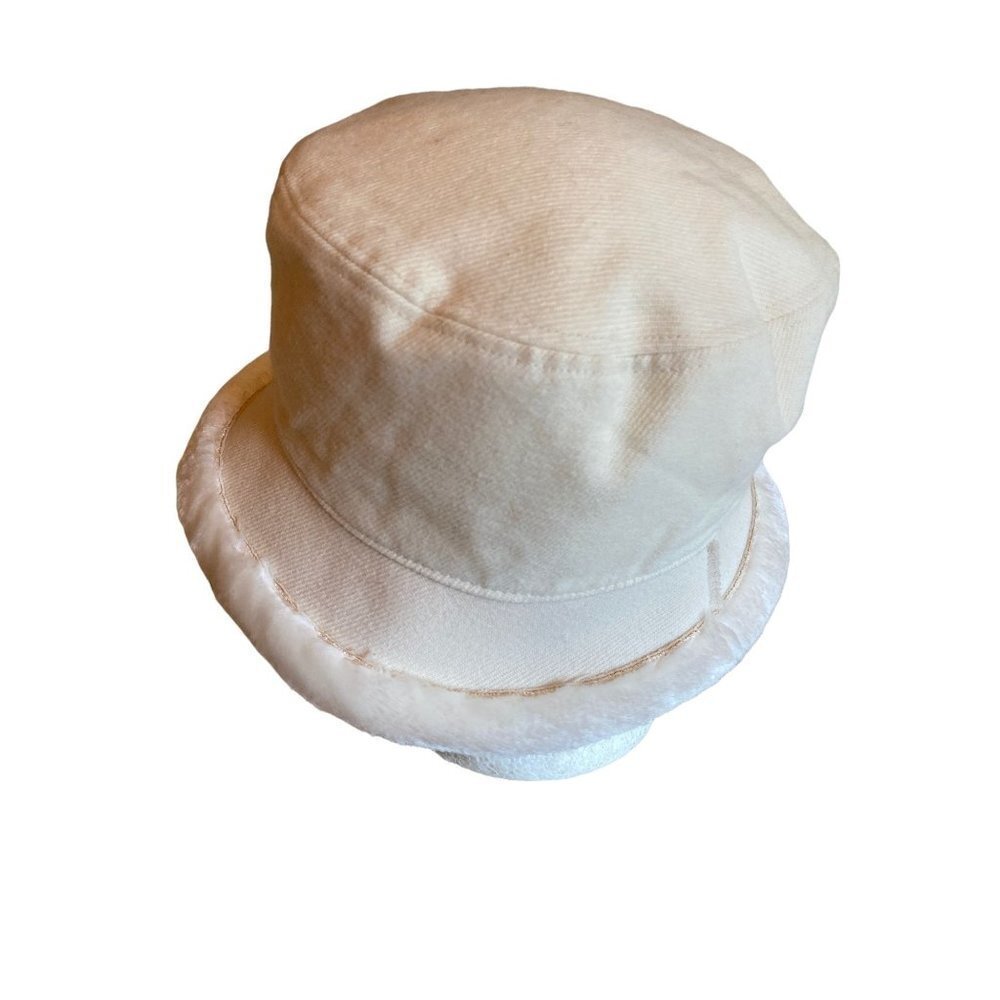 Manhattan Hat Co. Ivory Bucket Hat Soft Lining One Size - Picture 4 of 7